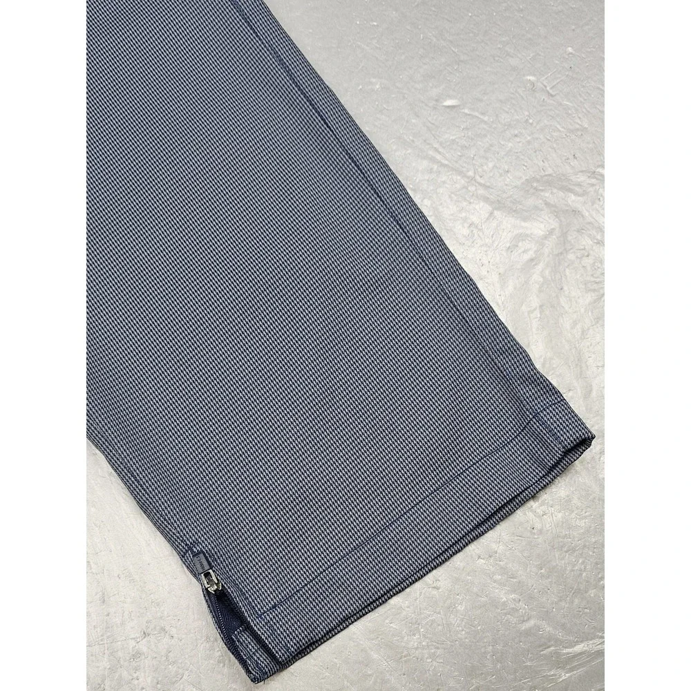 Bonobos Golf Pants Mens 34x30 Highland Tour Athletic Blue Micro Houndstooth